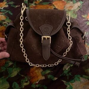 Luxury Brown Designer Chain Bag